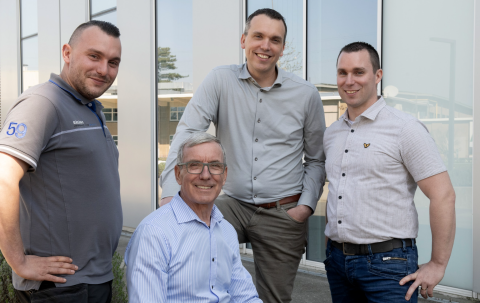 Photo by Frank Gielen (from left to right): Ruben Maris, Freddy Maris, Timmy Maris, Sammy Maris