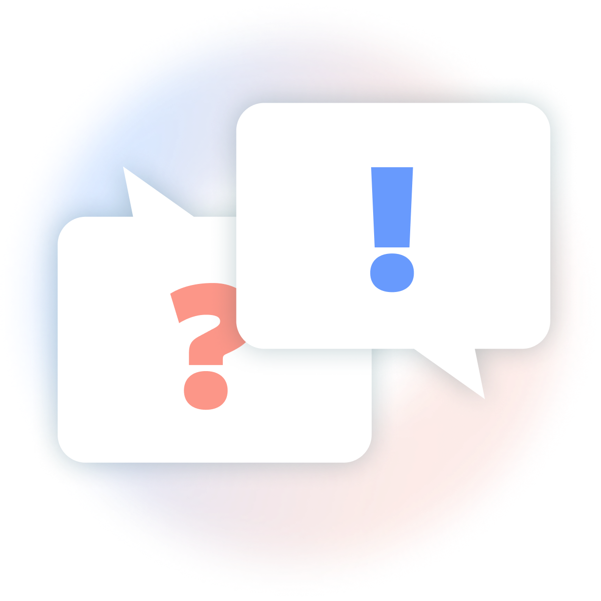 Illustration of speech bubbles