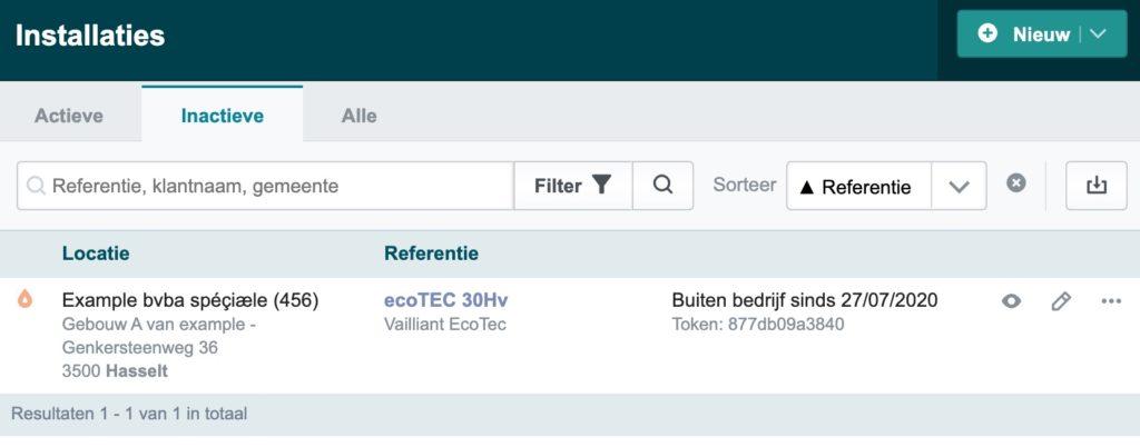 Voorbeeld waarom je best geen gegevens verwijdert